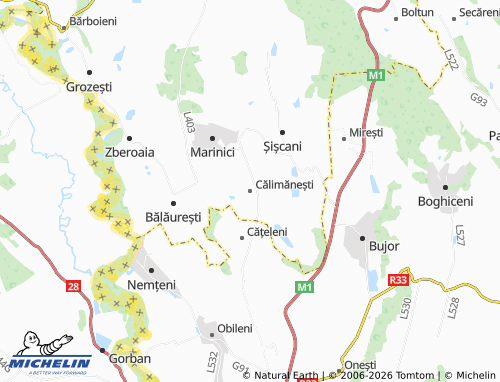 Mapa MICHELIN Călimănești - ViaMichelin