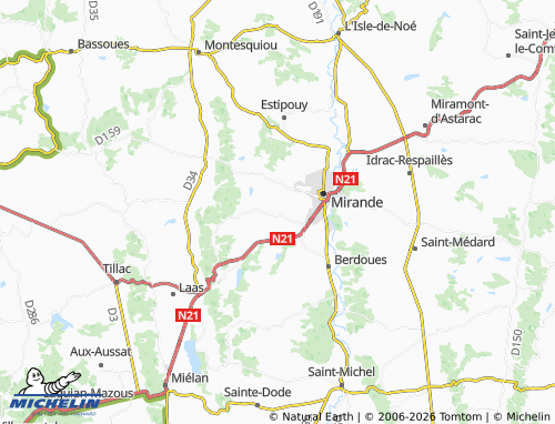 MICHELIN Saint-Martin map - ViaMichelin