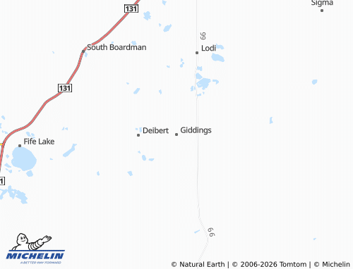 Mapa MICHELIN Giddings - ViaMichelin