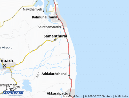 Mappa MICHELIN Ninthavur 25 - ViaMichelin