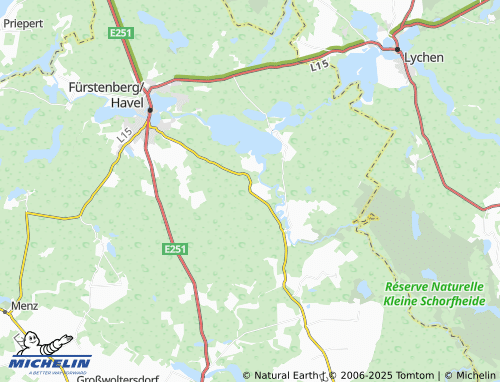 Mapa MICHELIN Zootzen - ViaMichelin