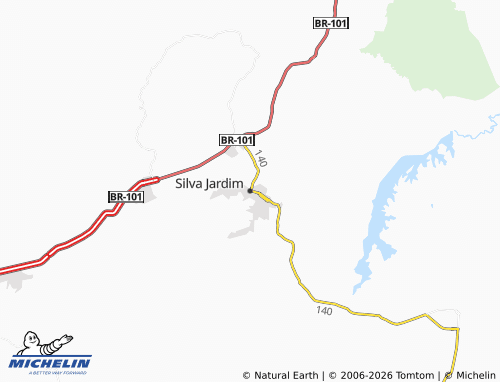 Mapa MICHELIN Silva Jardim - ViaMichelin