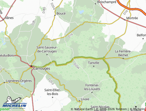 MICHELIN La Lande-de-Goult map - ViaMichelin