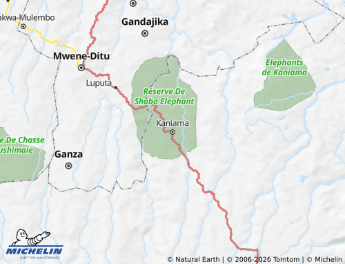Mappa MICHELIN Kaniama - ViaMichelin