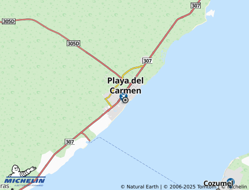 MICHELIN Torres del Carmen map - ViaMichelin