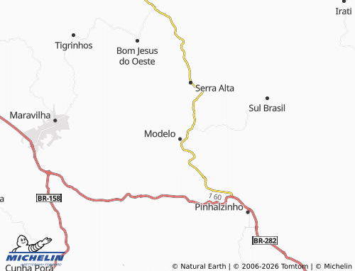 Mapa MICHELIN Laranjeiras - ViaMichelin