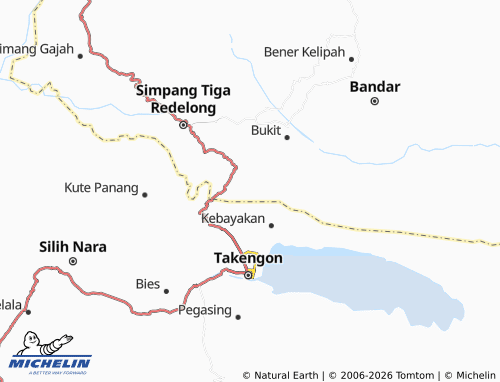 Mappa MICHELIN Blang Panas - ViaMichelin