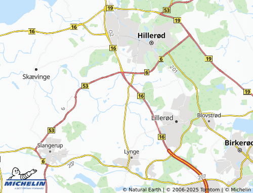 MICHELIN Nørre Herlev map - ViaMichelin