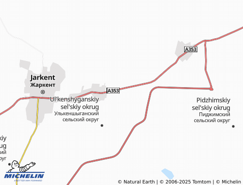 MICHELIN-Landkarte Kyrykkudyk - ViaMichelin