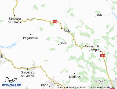 MICHELIN-Landkarte Șincai - ViaMichelin
