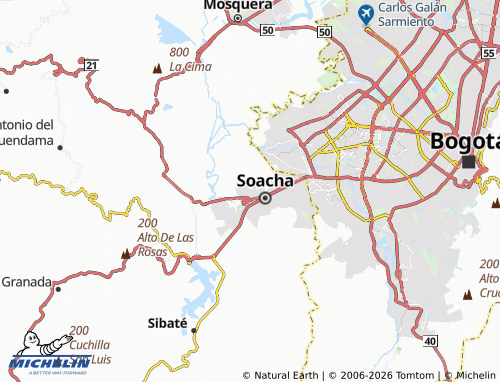 Carte MICHELIN Tejares - ViaMichelin
