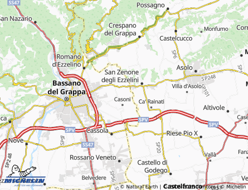 MICHELIN Zucchelli map - ViaMichelin