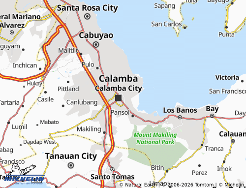MICHELIN Barangay 3 map - ViaMichelin