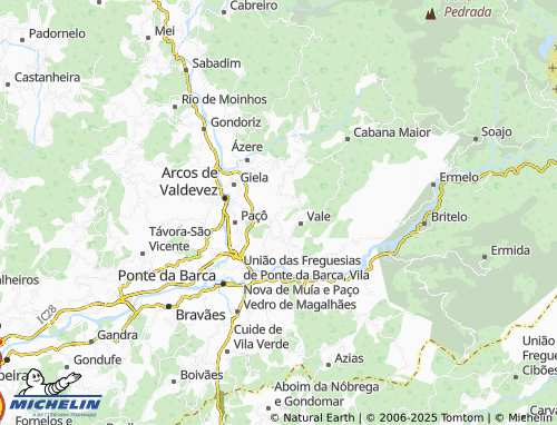 Mapa MICHELIN Fundão - ViaMichelin