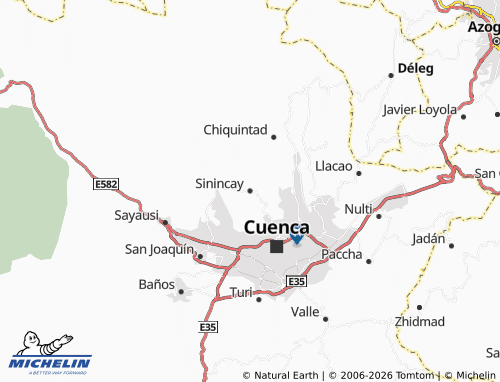 MICHELIN Sinincay map - ViaMichelin