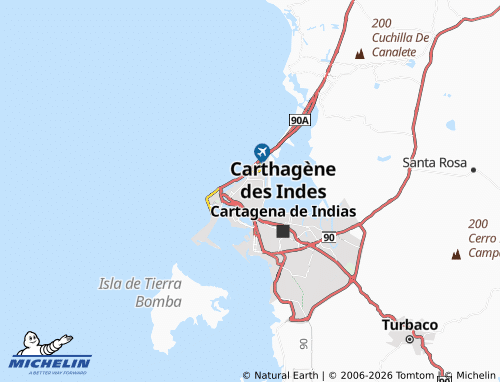 Carte MICHELIN Paraíso II - ViaMichelin