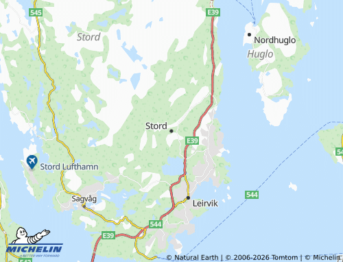 Kaart MICHELIN Stord - ViaMichelin
