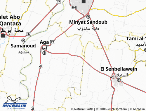 Mapa MICHELIN Munsha'at al-'Ukhwah - ViaMichelin