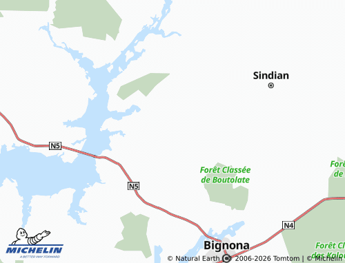 MICHELIN Diaboudioré map - ViaMichelin
