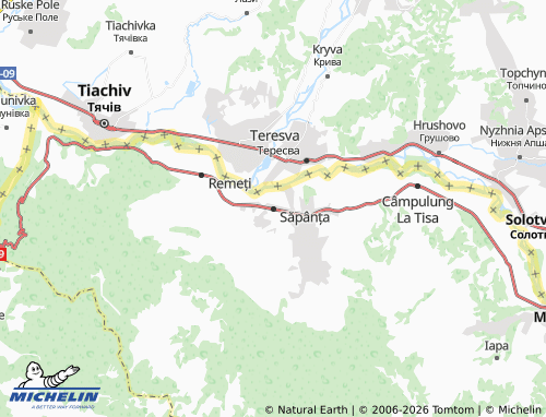 Mapa MICHELIN Săpânța - ViaMichelin