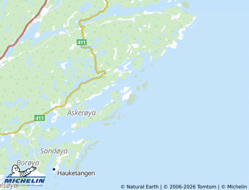 MICHELIN Lyngør map - ViaMichelin