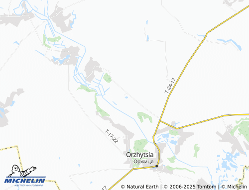 MICHELIN Maiakivka map - ViaMichelin