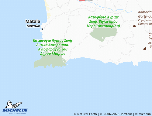 MICHELIN Chrysostomos map - ViaMichelin