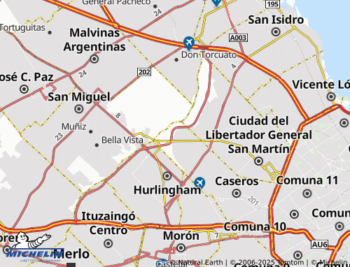 MICHELIN Churruca map - ViaMichelin
