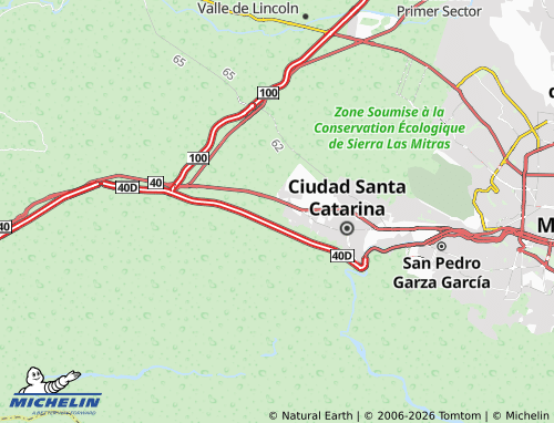 Mappa MICHELIN Mirador de las Mitras - ViaMichelin