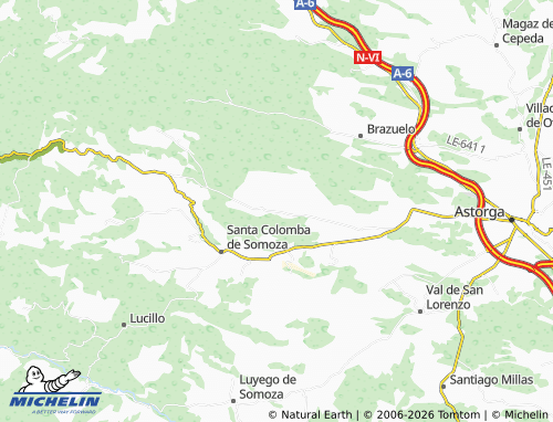 Mapa MICHELIN El Ganso - ViaMichelin