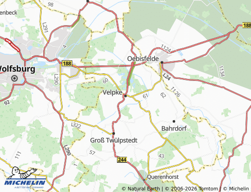 MICHELIN Velpke map - ViaMichelin