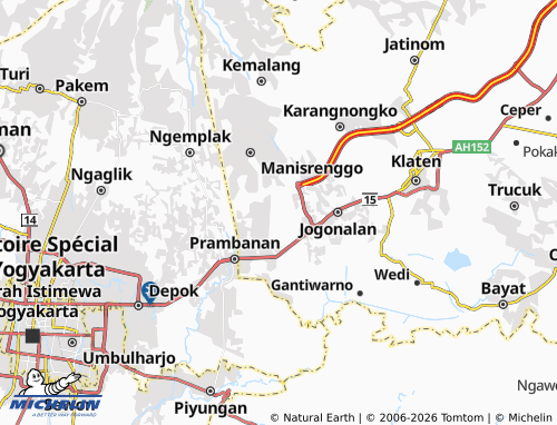 MICHELIN Randusari map - ViaMichelin
