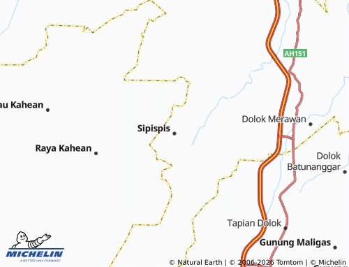 MICHELIN Sipispis map - ViaMichelin