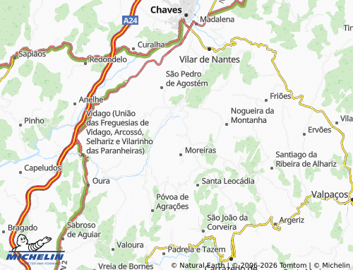 MICHELIN Almorfe map - ViaMichelin