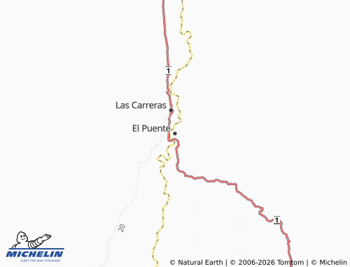 MICHELIN El Puente map - ViaMichelin