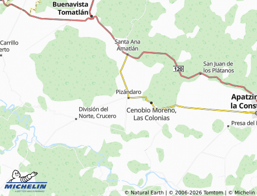 Mapa MICHELIN Pizándaro - ViaMichelin