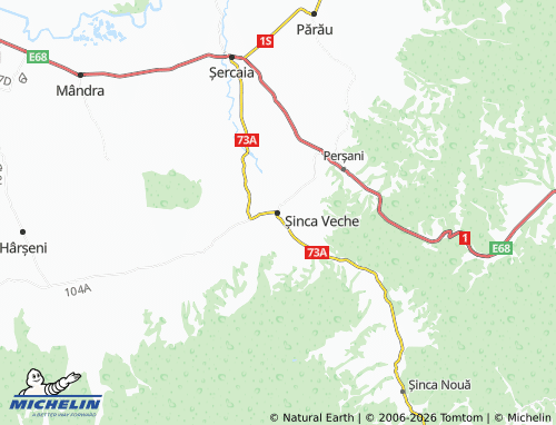 Mappa MICHELIN Șinca Veche - ViaMichelin