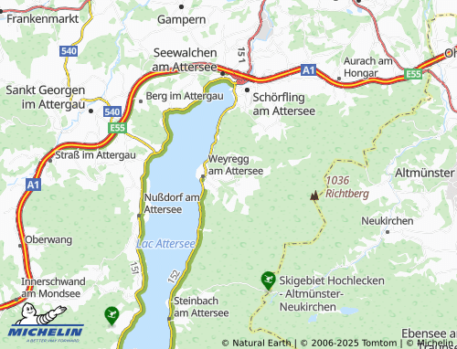 Carte MICHELIN Gahberg - ViaMichelin