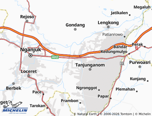 Carte MICHELIN Sambirejo - ViaMichelin
