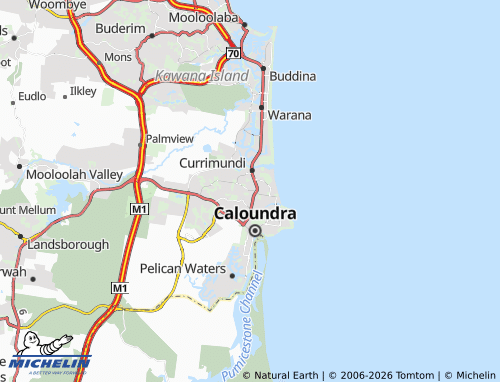 MICHELIN Aroona map - ViaMichelin