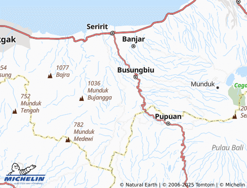 MICHELIN Telaga map - ViaMichelin