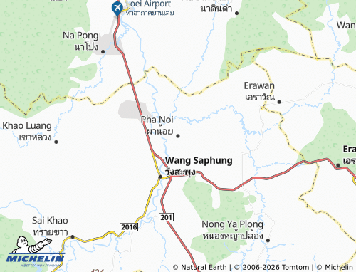 Mapa MICHELIN Pha Noi - ViaMichelin