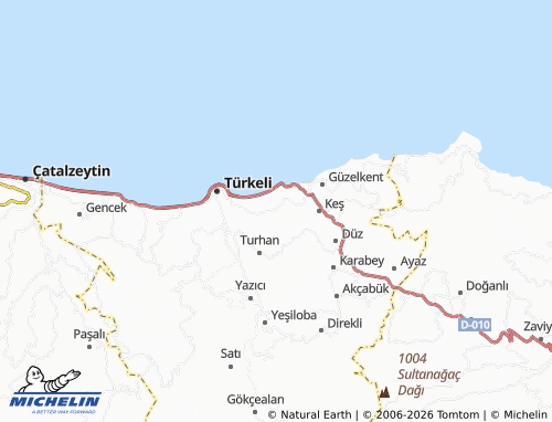 Mappa MICHELIN Yusuflu - ViaMichelin