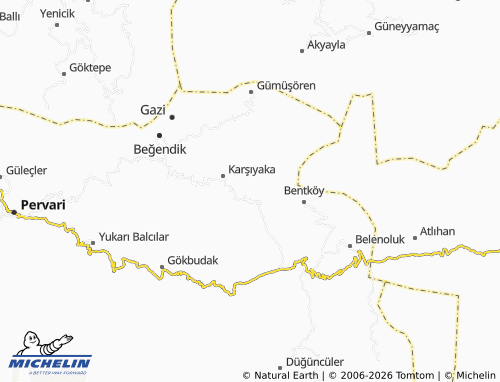 Mapa MICHELIN Keskin - ViaMichelin