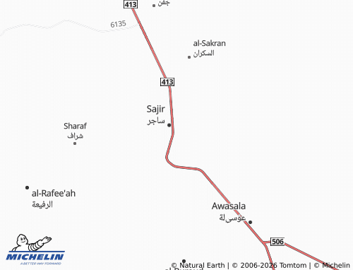 MICHELIN-Landkarte al-Khaleej - ViaMichelin