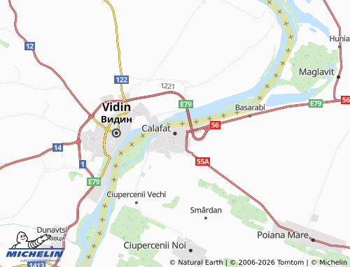 Mappa MICHELIN Calafat - ViaMichelin