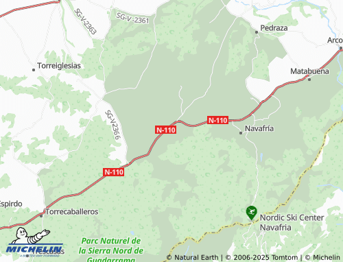 MICHELIN La Salceda map - ViaMichelin