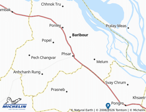 Mapa MICHELIN Phsar - ViaMichelin
