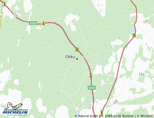 MICHELIN-Landkarte Otiku - ViaMichelin