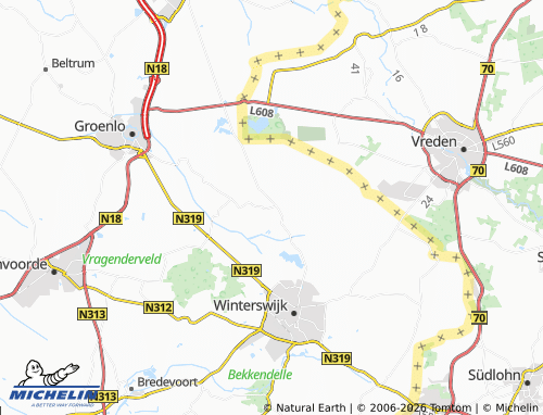 Mapa MICHELIN Meddo - ViaMichelin
